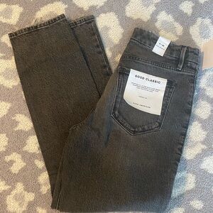Good American Women’s Dark Gray Straight Jeans